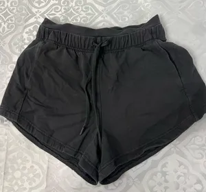 lululemon athletica Black Elastic Waist Athletic Shorts thumbnail 1