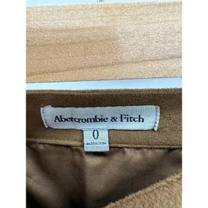 Abercrombie Women‎ Mini Faux Suede Skirt Size 0 Festival Boho Western thumbnail 5