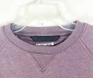 CARHARTT Blackberry Relaxed Fit Graphic Spellout Long Sleeves Sweatshirt Size XS thumbnail 6