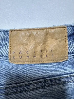 PacSun Wide-Leg Blue Denim Jeans - Comfy and Cool! thumbnail 9