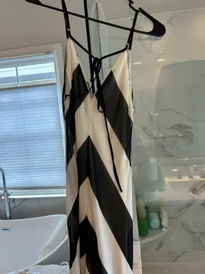 Christopher John Rogers for Target Black and White Semi Formal Dress thumbnail 7