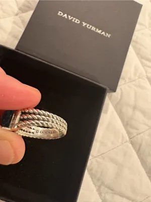 David Yurman Blue Topaz Ring thumbnail 4