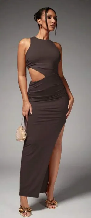 Brown dress thumbnail 1
