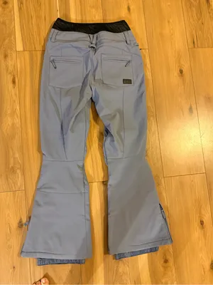 NEW Roxy RISING HIGH SNOW PANTS WOMEN'S Medium Blue DryFlight Waterproof thumbnail 2