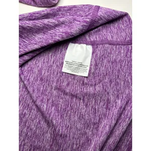 Nike Nike Heathered Purple Dri-FIT Pullover Sz M Nike Running w Thumbholes thumbnail 8