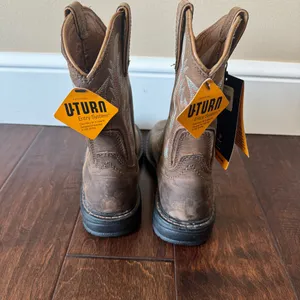 New Ariat Tracey Composite Toe Work Boot WOMAN in‎ DUSTED BROWN SZ 6.5 thumbnail 3