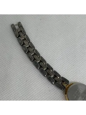 Vintage Anne Klein ll women watch 19mm two tone Roman indices 6” running thumbnail 7