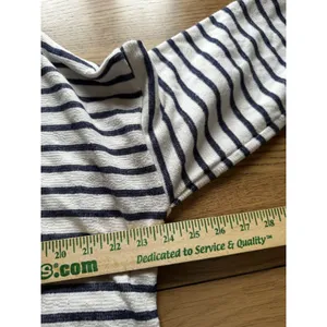 Aerie Striped Oversized M Terry‎ Relaxed Fit Tunic Swim Coverup Nautical Pool thumbnail 5