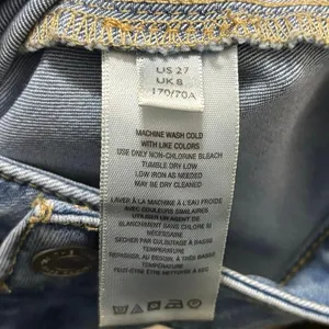 We The Free FP Blue Denim High Rise Float On Flare Jeans Size 27 thumbnail 6