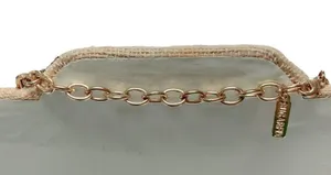 SUGARFIX BaubleBar Nickel Free Paperclip Chain Link Statement Necklace Gold Tone thumbnail 3