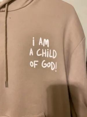 SheIn Beige Christian Hoodie thumbnail 5