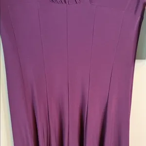 NWT American Living‎ Elegant Purple Plum Women's Dress 8 Empire Waist A-Line thumbnail 5