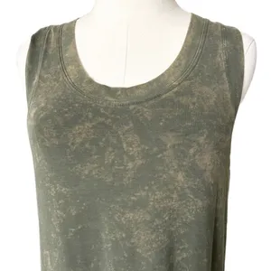Lululemon All Yours Tank Maxi Dress Cloudy Wash Dark Olive Green Size 6 thumbnail 2