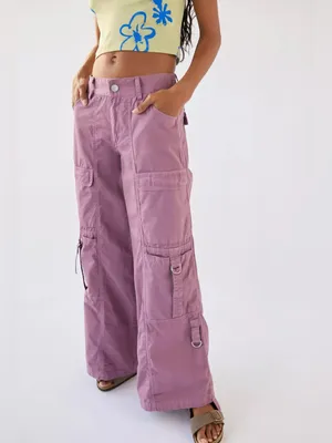 Urban Outfitters NEW BDG Mauve Pink Riley Classic Cargo Pants thumbnail 13