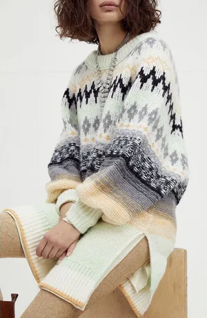 Free People Frozen Forest tunic sweater thumbnail 1