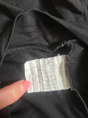 Black motion wear spandex biker shorts thumbnail 3