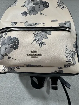 Coach Charlie Backpack Fairy Tale Floral Print Backpack thumbnail 3