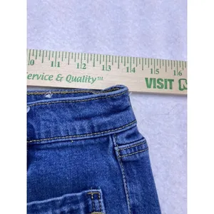 Ann Taylor Flare Jeans‎ Women 4 Blue Patch Pocket High Rise Denim Classic thumbnail 3
