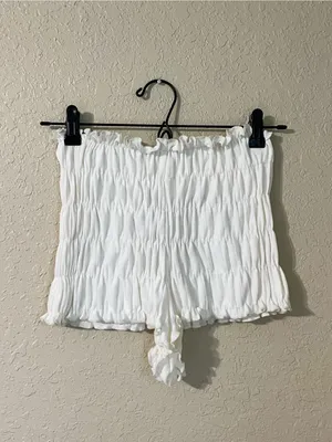 Urban Outfitters Out From Under Piper Perfect Pointelle Shirred Bloomer Shorts S thumbnail 6