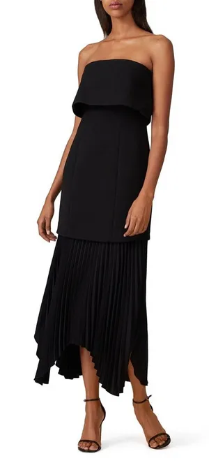 C/MEO COLLECTIVE Take Seriously Dress in Black Womens Long Maxi‎ Medium thumbnail 1