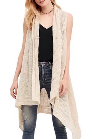 Anthropologie Angels of the North Lua Long Cardigan Sweater XS S thumbnail 1