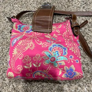 Ralph Lauren Chaps Pink Pamela crossbody purse thumbnail 9