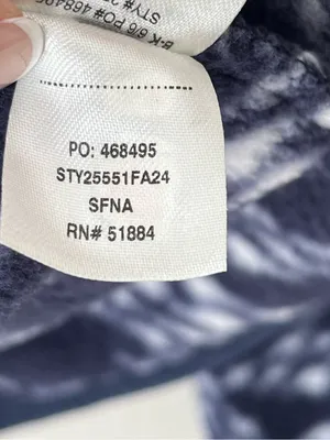 Patagonia Synchilla Snap-T Pullover blue pattern unisex fits 4-6 thumbnail 7