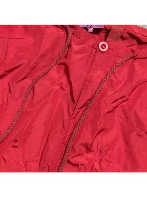 Edikted Rian Red Nylon Cargo Pants Size XS/S thumbnail 5