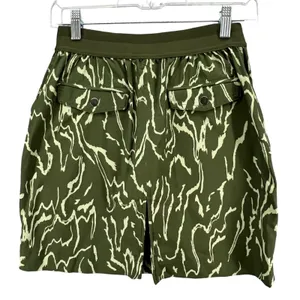 Athleta Vienna‎ Cargo Skirt Skort 2 Green Stretch Golf Sports Outdoors UPF 50+ thumbnail 6