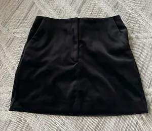 Express Medium Velvet Black Mini Skirt thumbnail 1