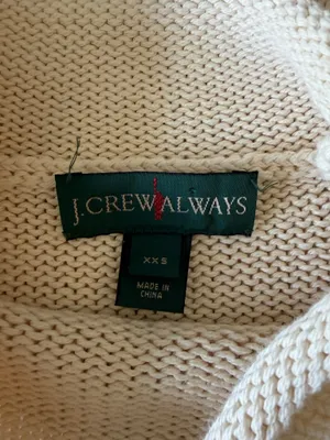 J.Crew - Always 1988 Vintage Style Oversized Rollneck Sweater Sz S thumbnail 6