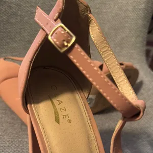 Glaze Pink Elegant Heels with Ankle Straps thumbnail 4