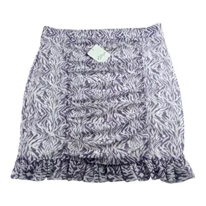 Free People NWT Women's Romi Mesh Mini Skirt In Zebra Combo Size Small‎ thumbnail 3