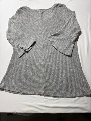 Cozy Gray Bell Sleeve Sweater - XL Apt. 9 Flare Fun! thumbnail 8