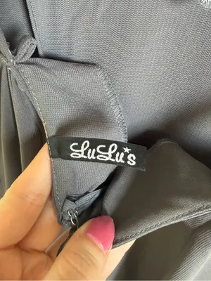Lulu’s Grey Formal Maxi Dress thumbnail 4