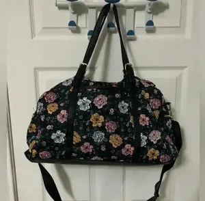 Flower women gym/luggage bag thumbnail 1