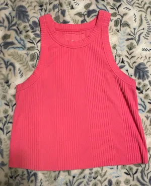 Aerie Pink Tank Top Ribbed thumbnail 1