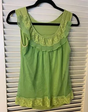 MD vintage frilly green baby doll lingerie thumbnail 1