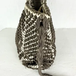 Antonello Tedde Capriccioli Handwoven Eco Luxury Handbag Large Rombi Linen thumbnail 4