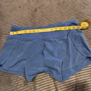 Lululemon Speed Up LR Lined Short 3.5" Lined Powder Blue Size 8 See Pics thumbnail 5