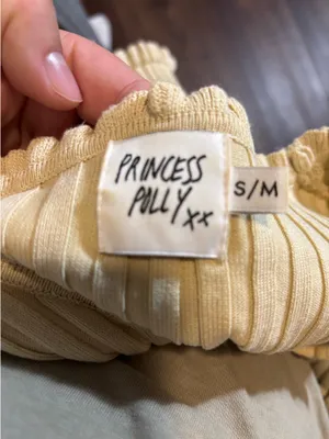 Princess Polly Ribbed Crop Top thumbnail 3
