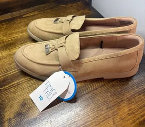 Time & Tru Tan‎ Tassle Loafers Size 10 thumbnail 1