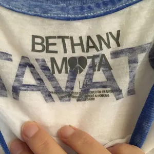 Bethany Mota Y2K burnout raglan baseball Tee L Motavator‎ thumbnail 7