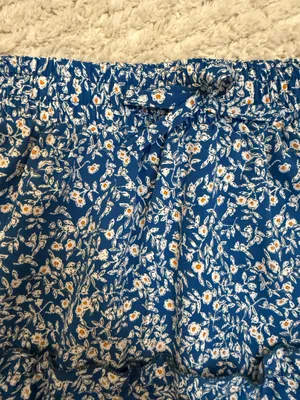 Zaful Blue Floral Skirt Set thumbnail 2
