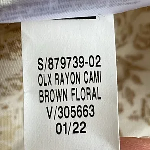 Old Navy Floral Tie Back Tank Top thumbnail 7