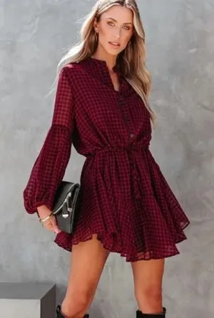 ✨VICI MANCHESTER ADJUSTABLE BALLOON SLEEVE DRESS✨ thumbnail 1