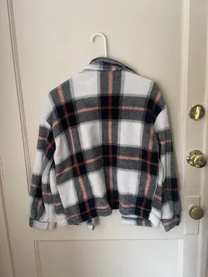Plaid Fleece Shacket thumbnail 3