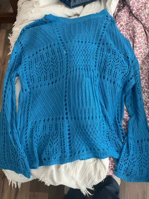 Beach coverup Blue Size M thumbnail 1