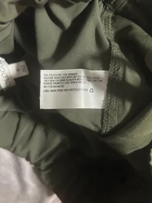 Prologue Olive Drawstring Jogger Pants Size S thumbnail 5