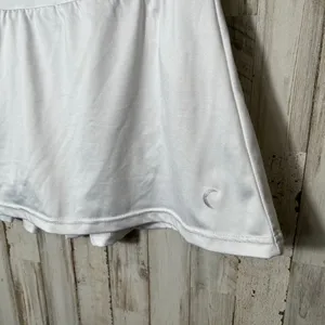 Zyia White Active Tennis‎ Pleated Chill Clubhouse Skort Womens Size Large thumbnail 2